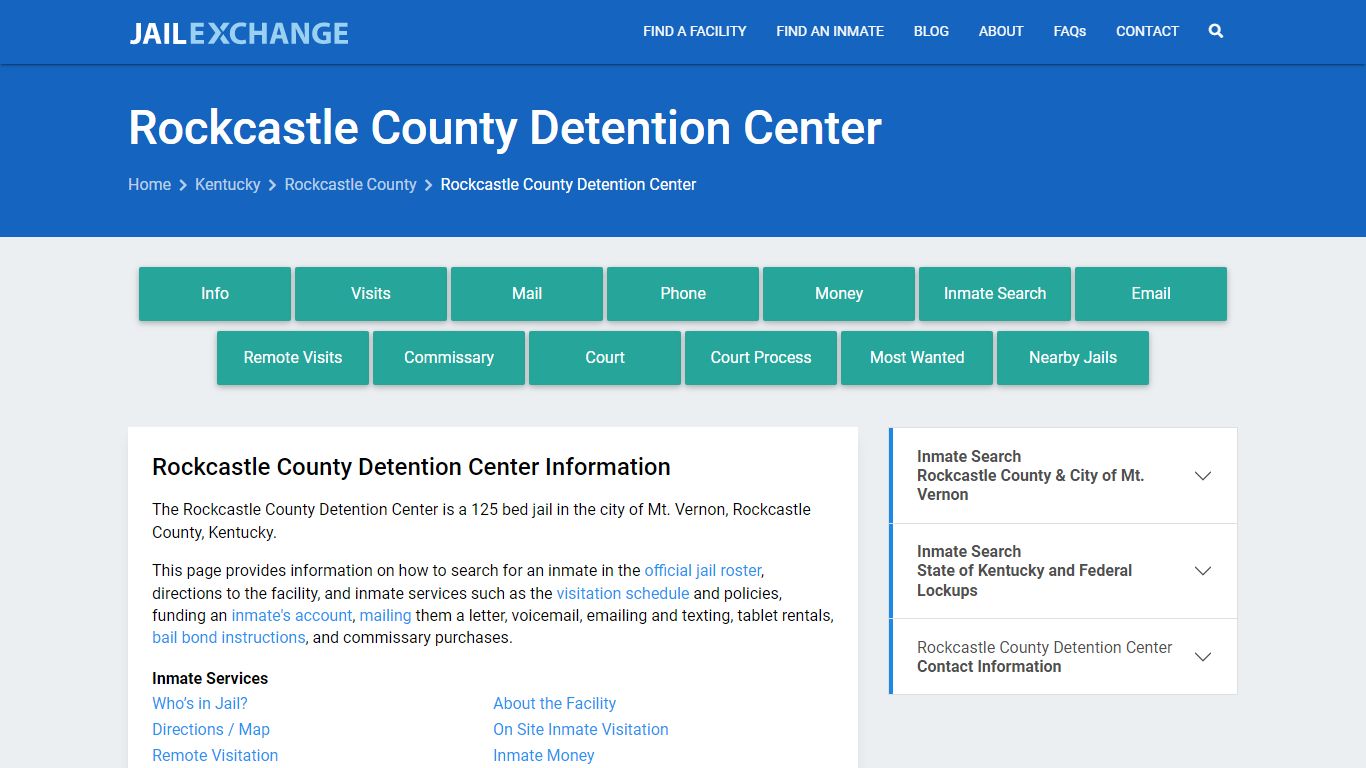 Rockcastle County Detention Center - Jail Exchange